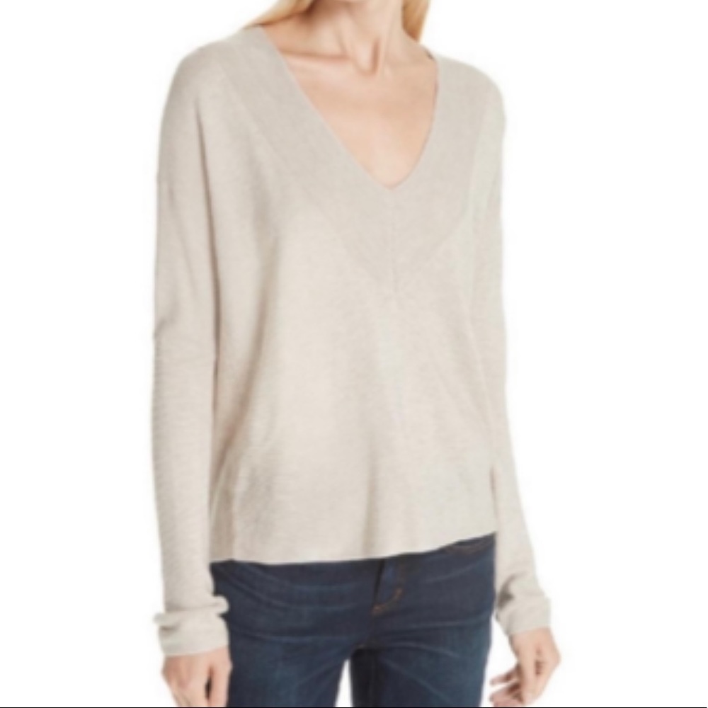 Eileen Fisher V Neck Pullover Sweater Size Small P